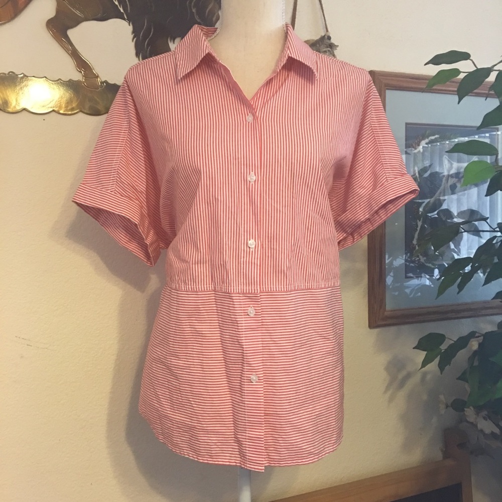 Calvin Klein Jeans Cotton boxy stripe shirt